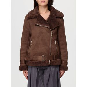 Hanita Fur Coat Woman Dark